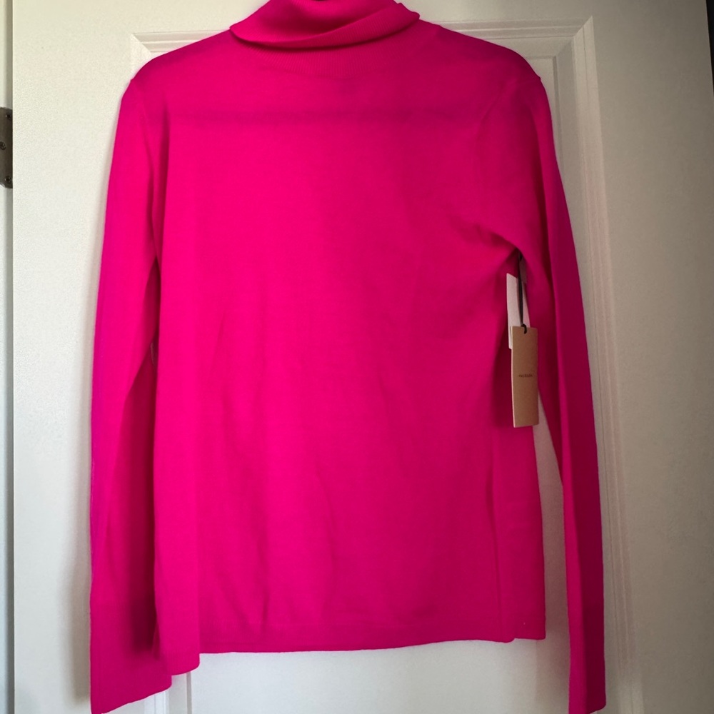 Halogen Bright Pink Turtleneck